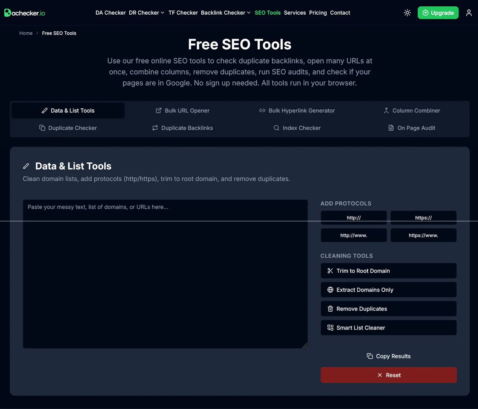 dachecker.io screenshot 2