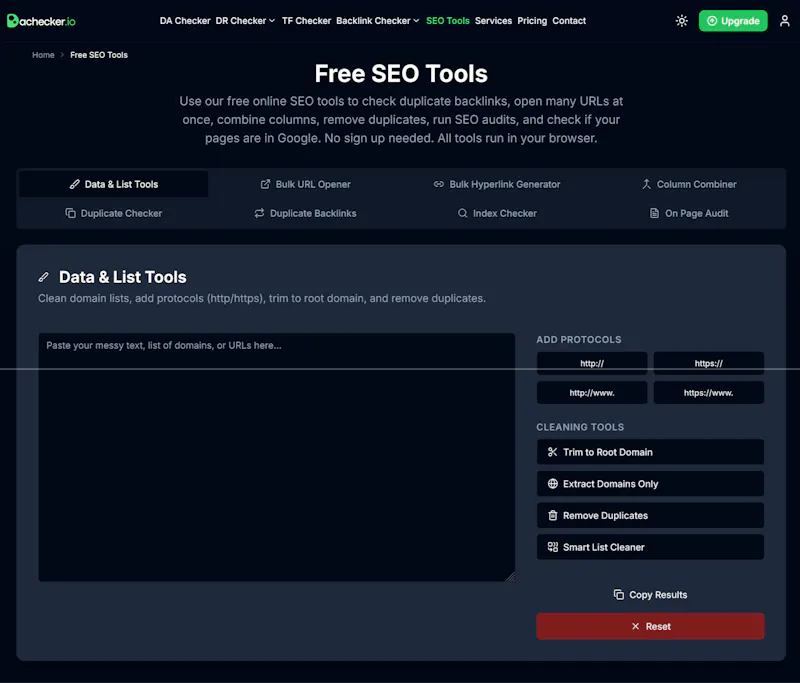 dachecker.io screenshot 2