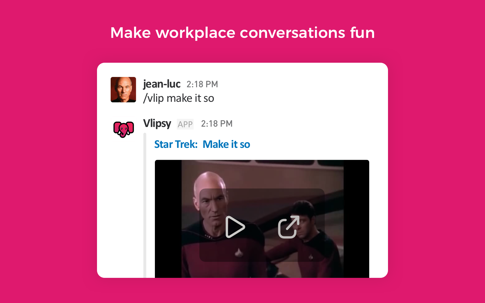 Vlipsy for Slack gallery image