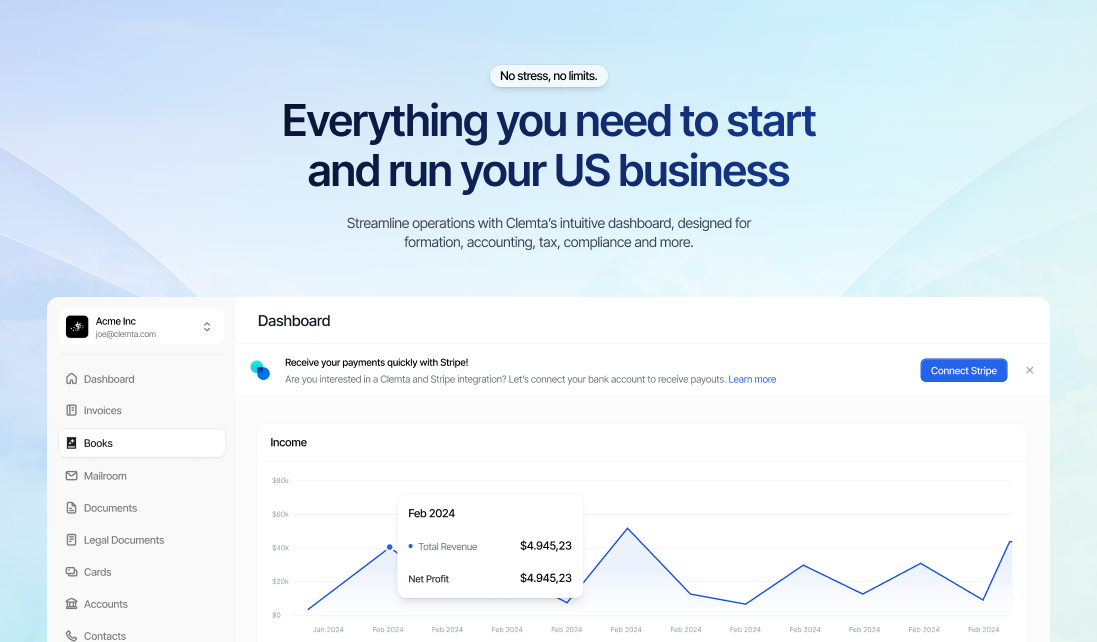 startuptile Clemta-Run Your Business in One Place: Formation Tax Bookkeeping!