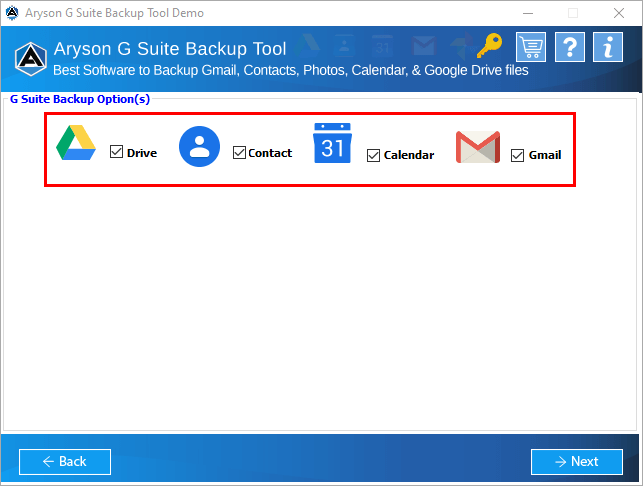 Aryson G Suite Backup -Tool media 4