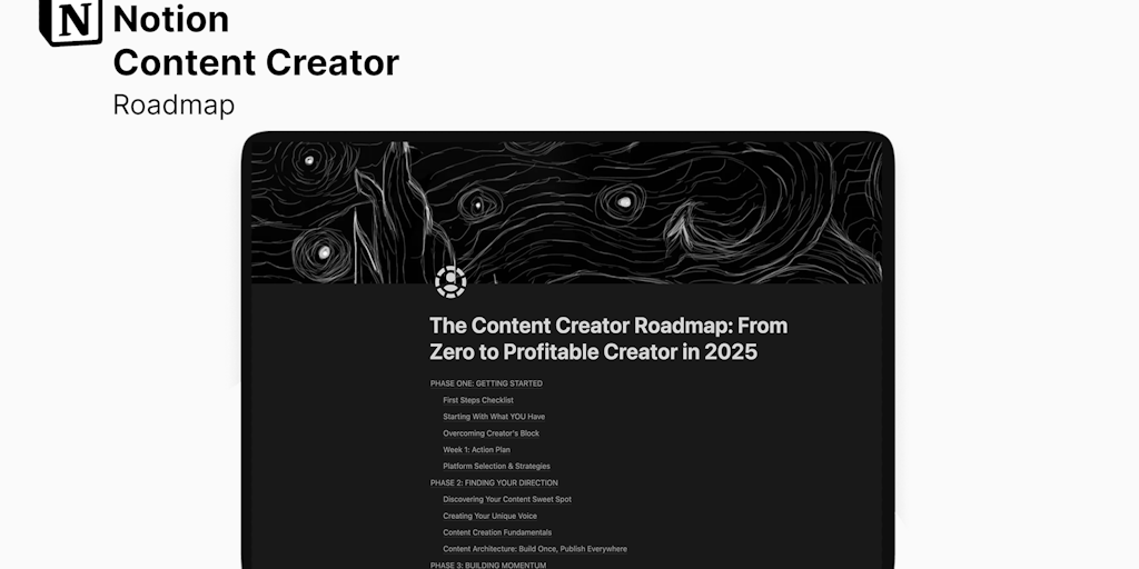 The Content Creator Roadmap