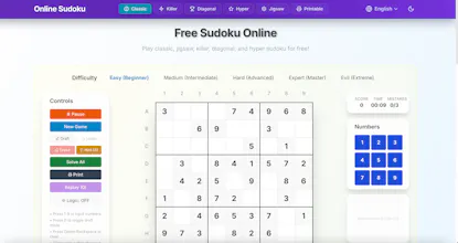 Free Sudoku Online gallery image