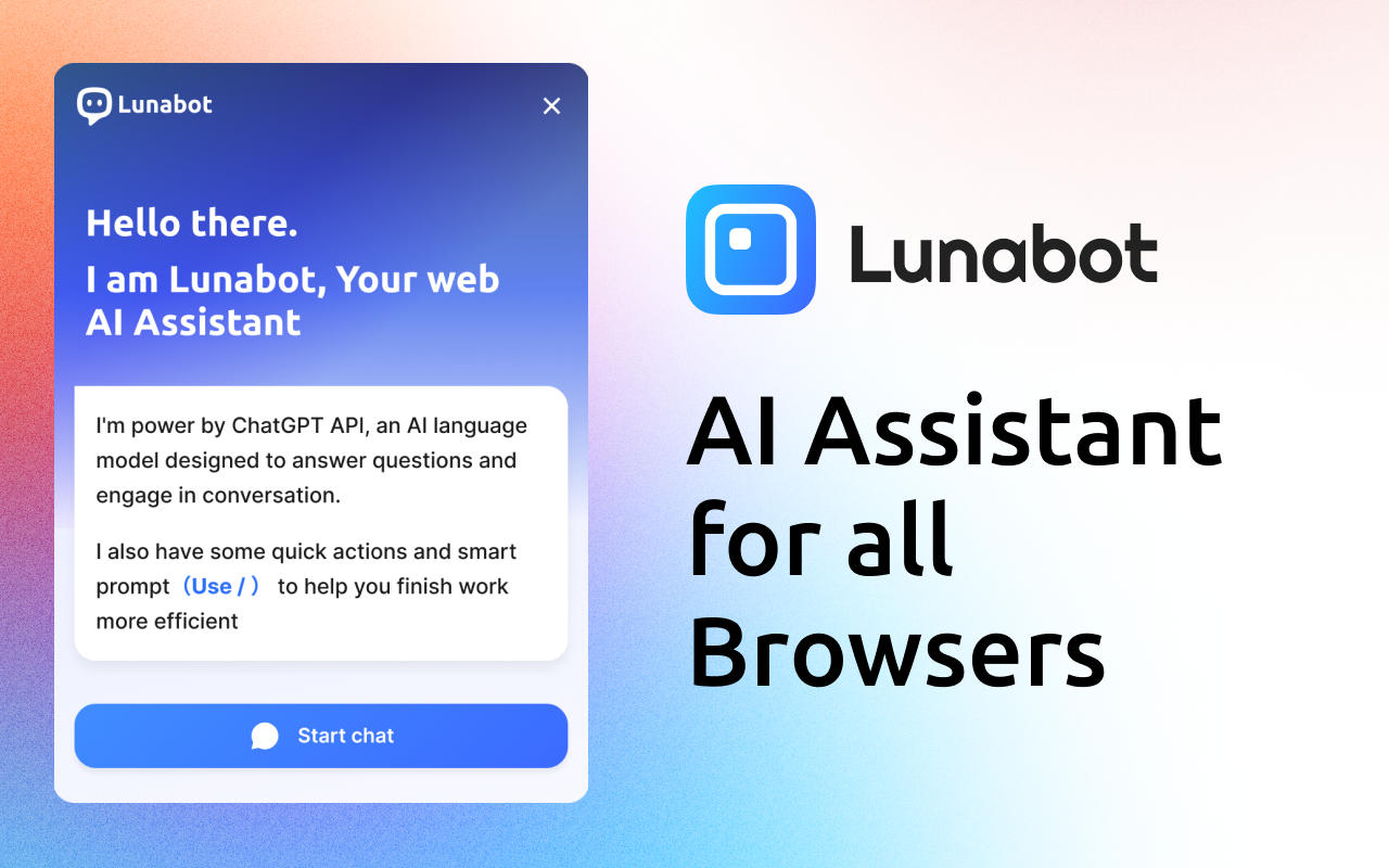 Lunabot - 任何网页上的Chatgpt助手媒体3