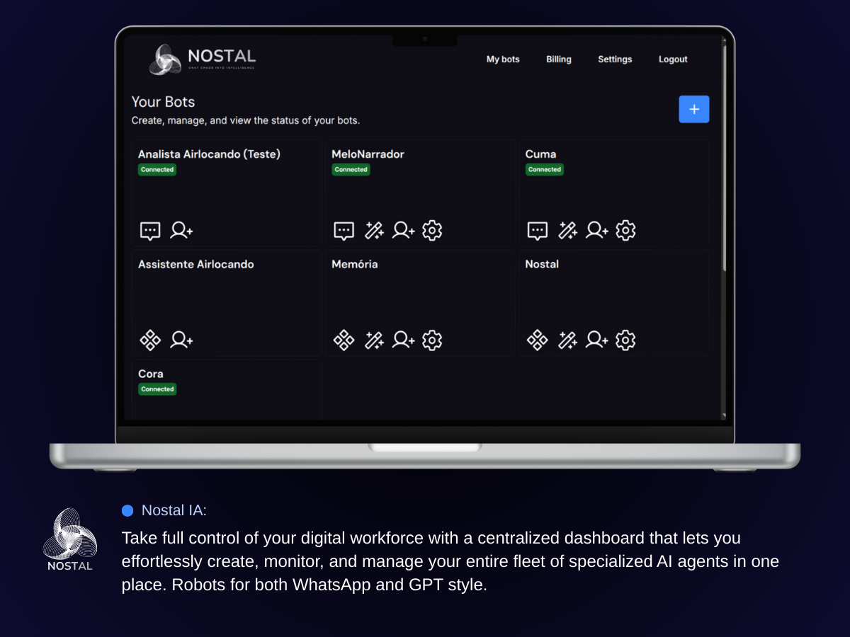 Nostal Chat - Screenshot 3 showing product features and functionality