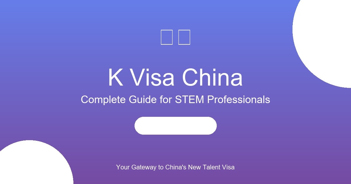 K Visa China 2025 - Main product screenshot demonstrating key features and user interface