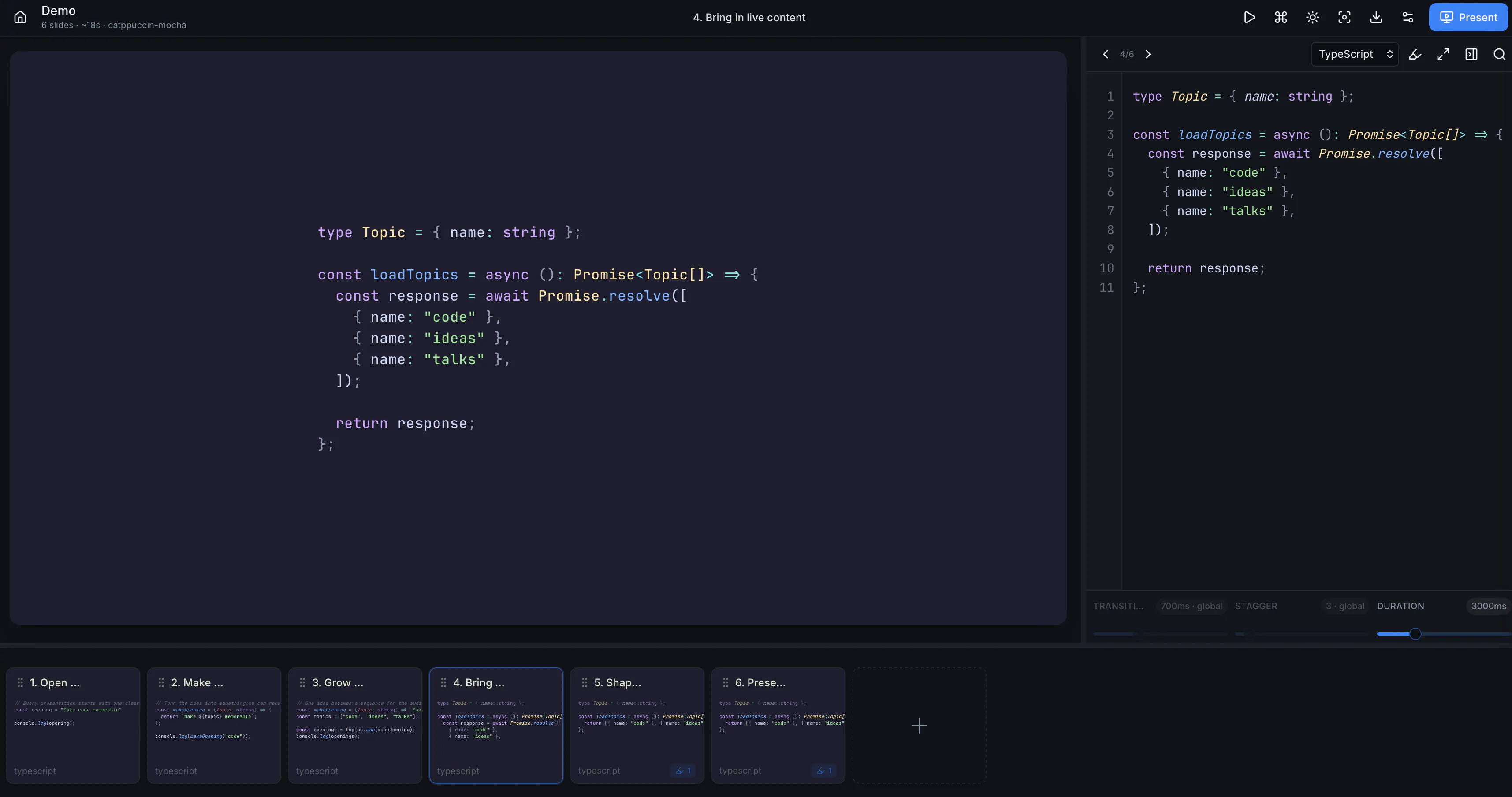 OpenSlides gallery image