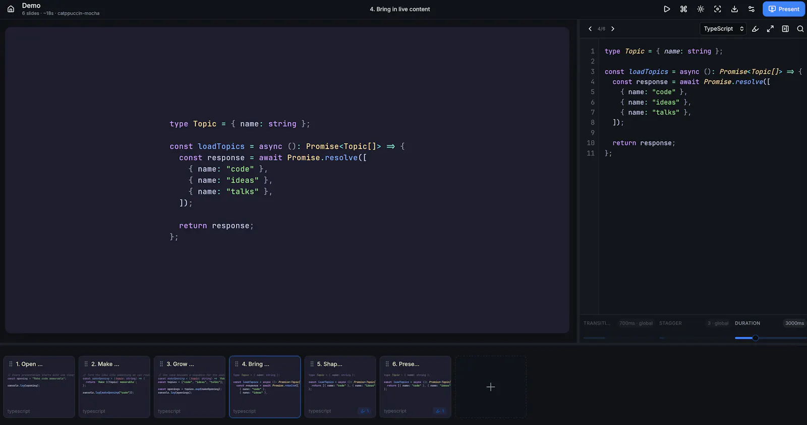 OpenSlides screenshot 2