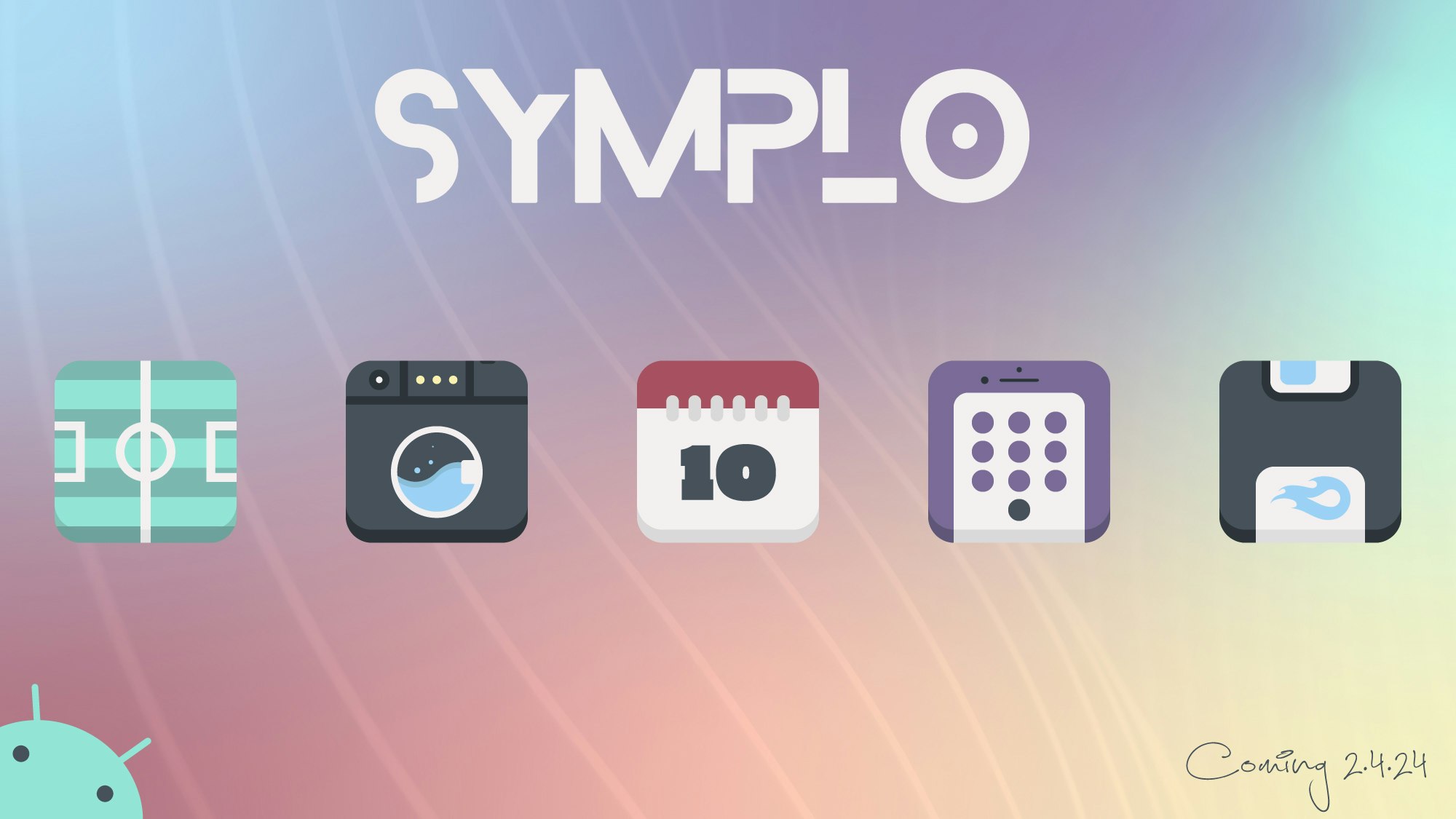 Symplo simgeleri - Yumuşak renkler ve düz tasarımlı güzel eşsiz sanat eserleri medya 4