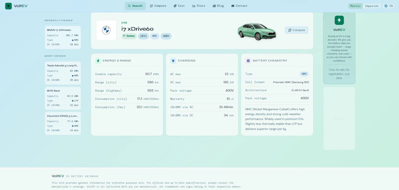 VoltEV screenshot 1