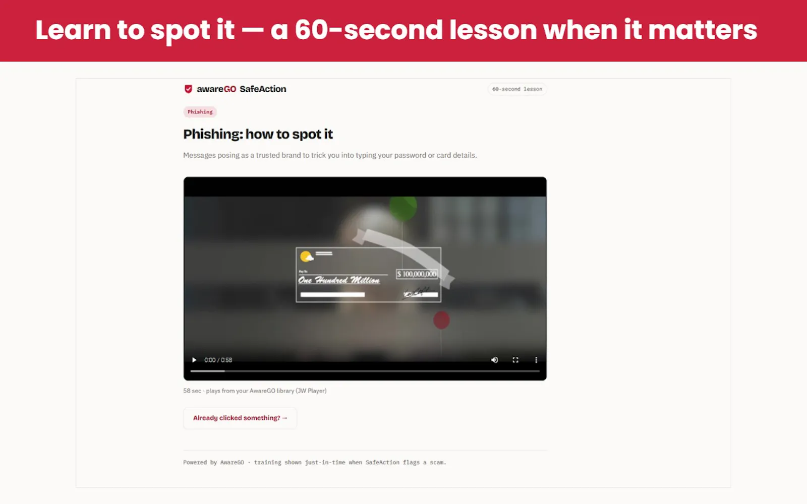 SafeAction screenshot 2
