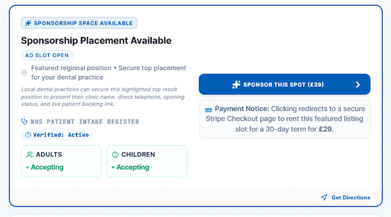 UK NHS Live Dentist Directory screenshot 3
