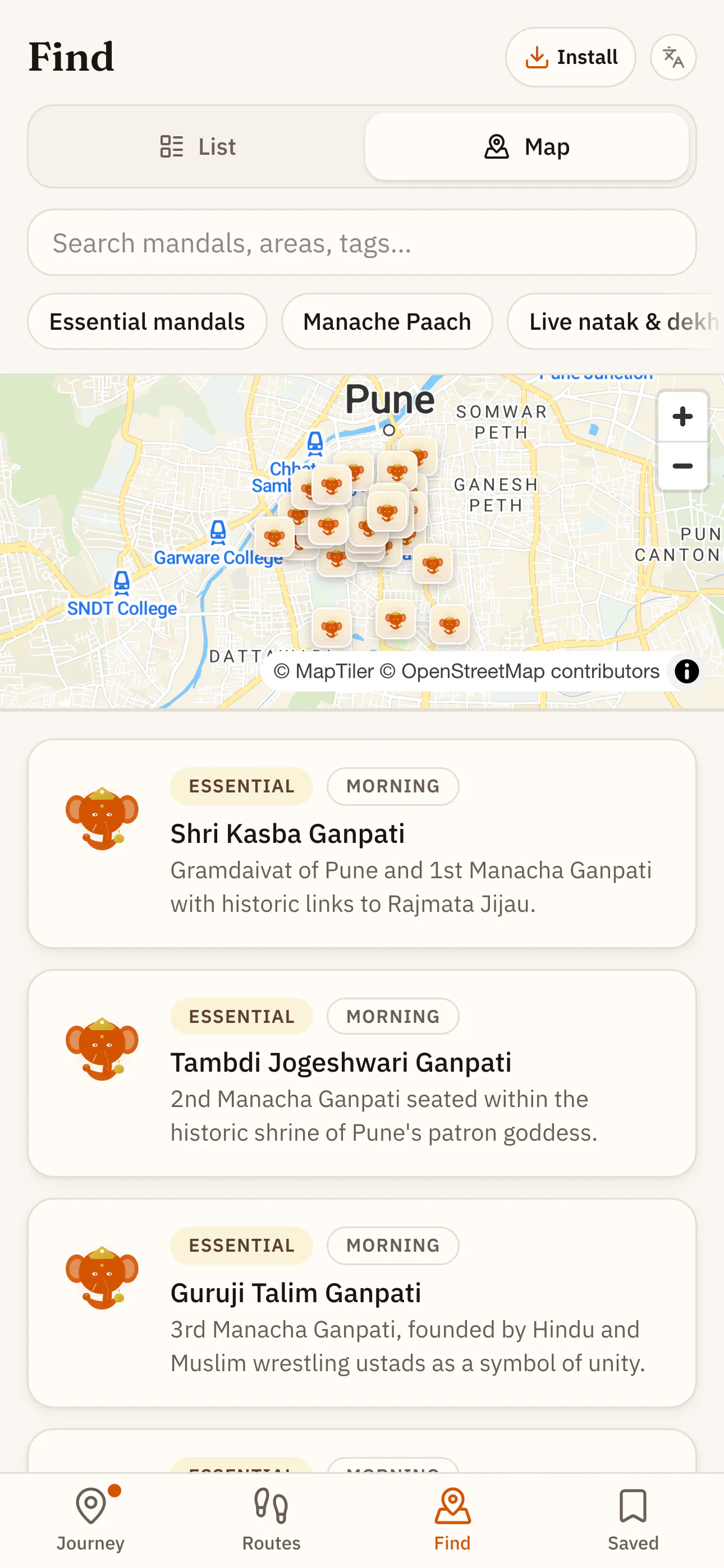 Pune Ganpati Darshan gallery image