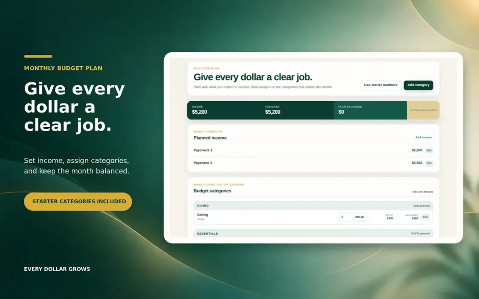 Every Dollar Grows Budget App screenshot 3