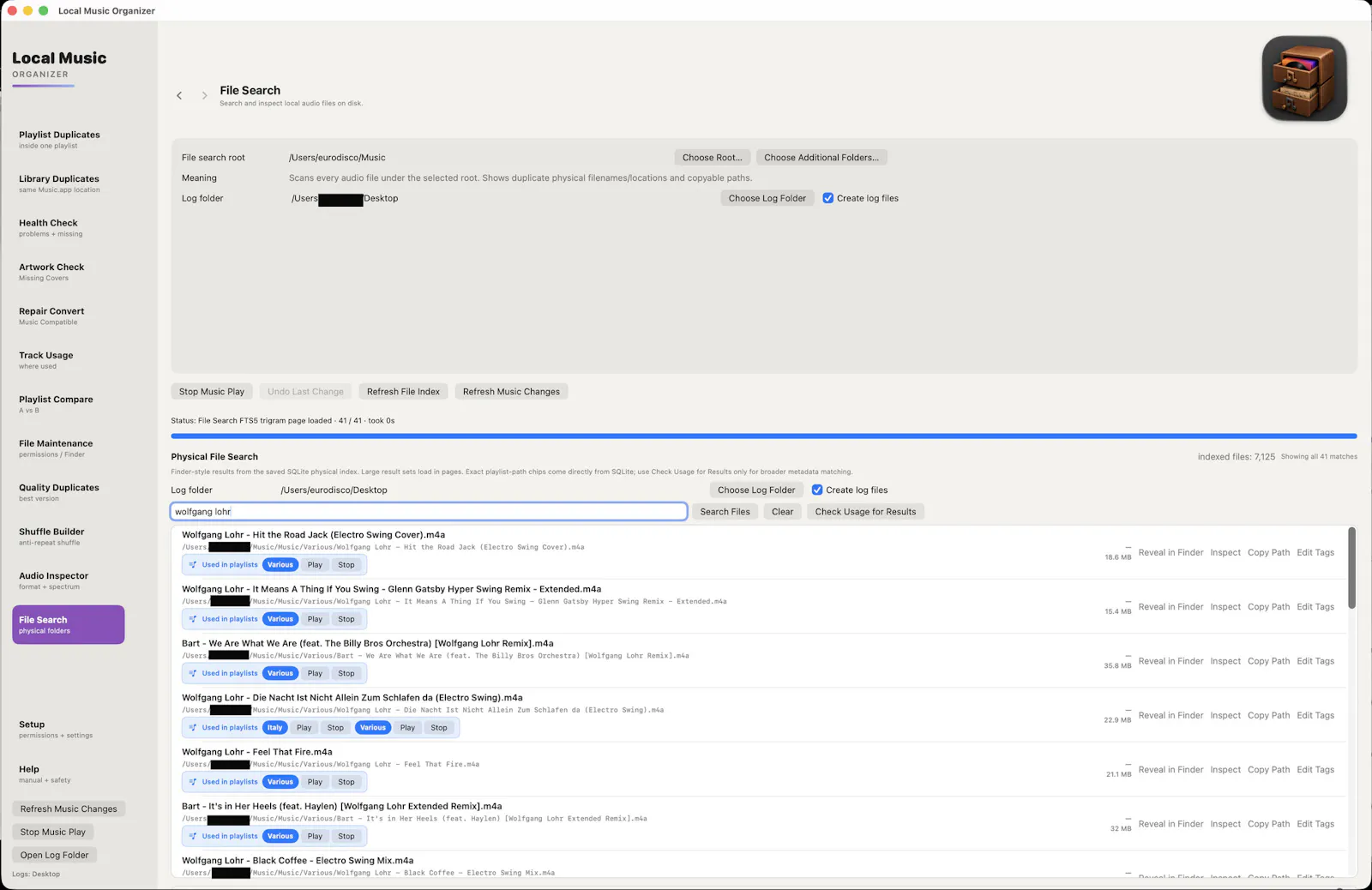Local Music Organizer for Mac screenshot 21