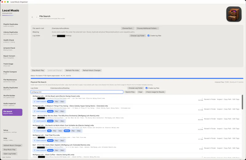 Local Music Organizer for Mac screenshot 21