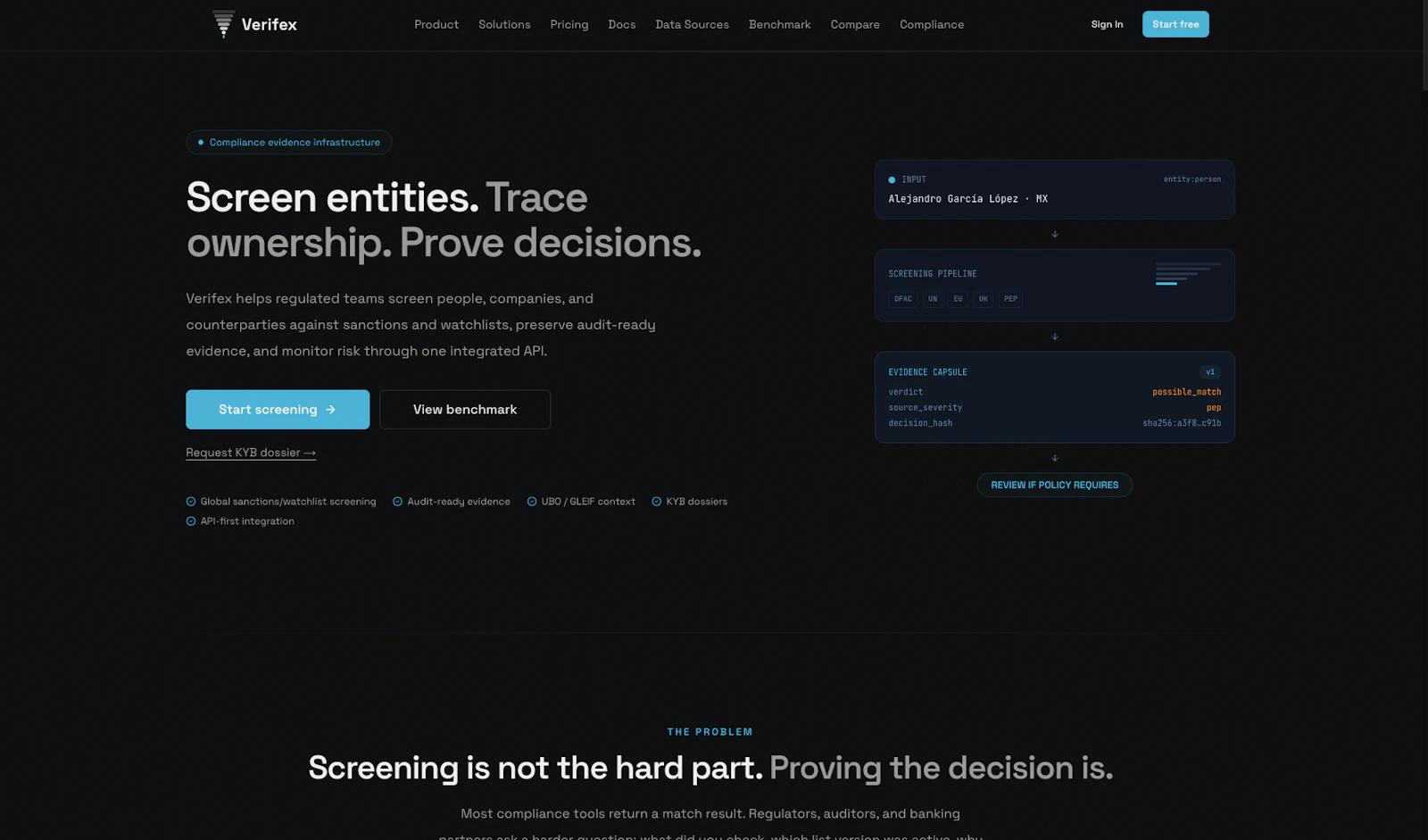 Verifex screenshot 1