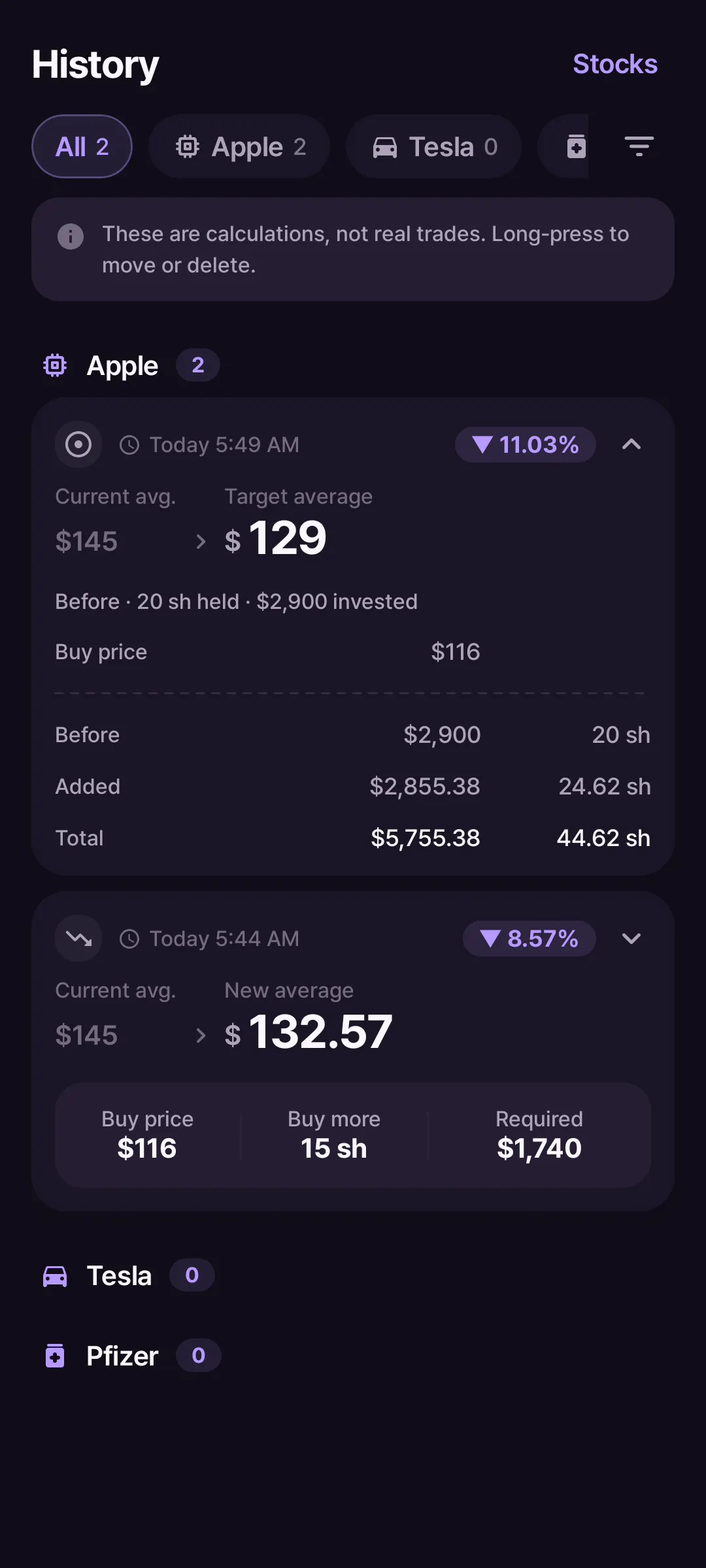 Stock Calculator gallery image