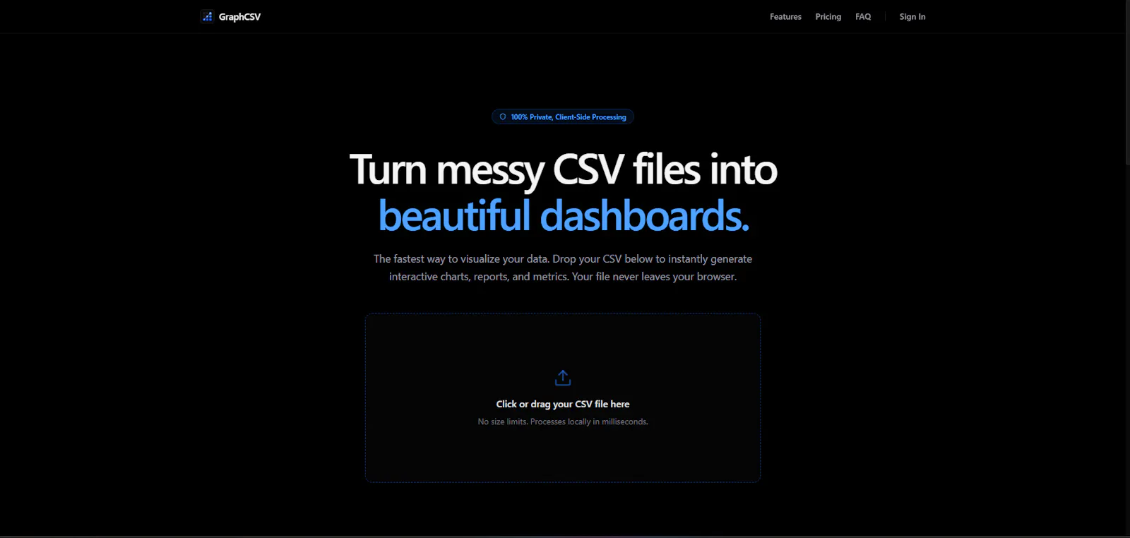 GraphCSV screenshot 1