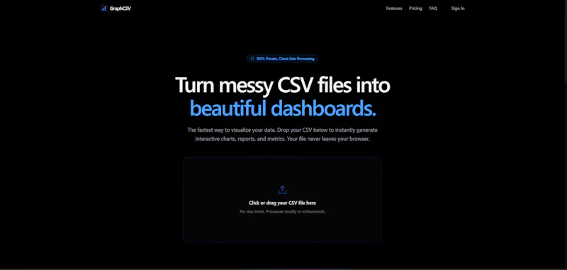 GraphCSV screenshot 1