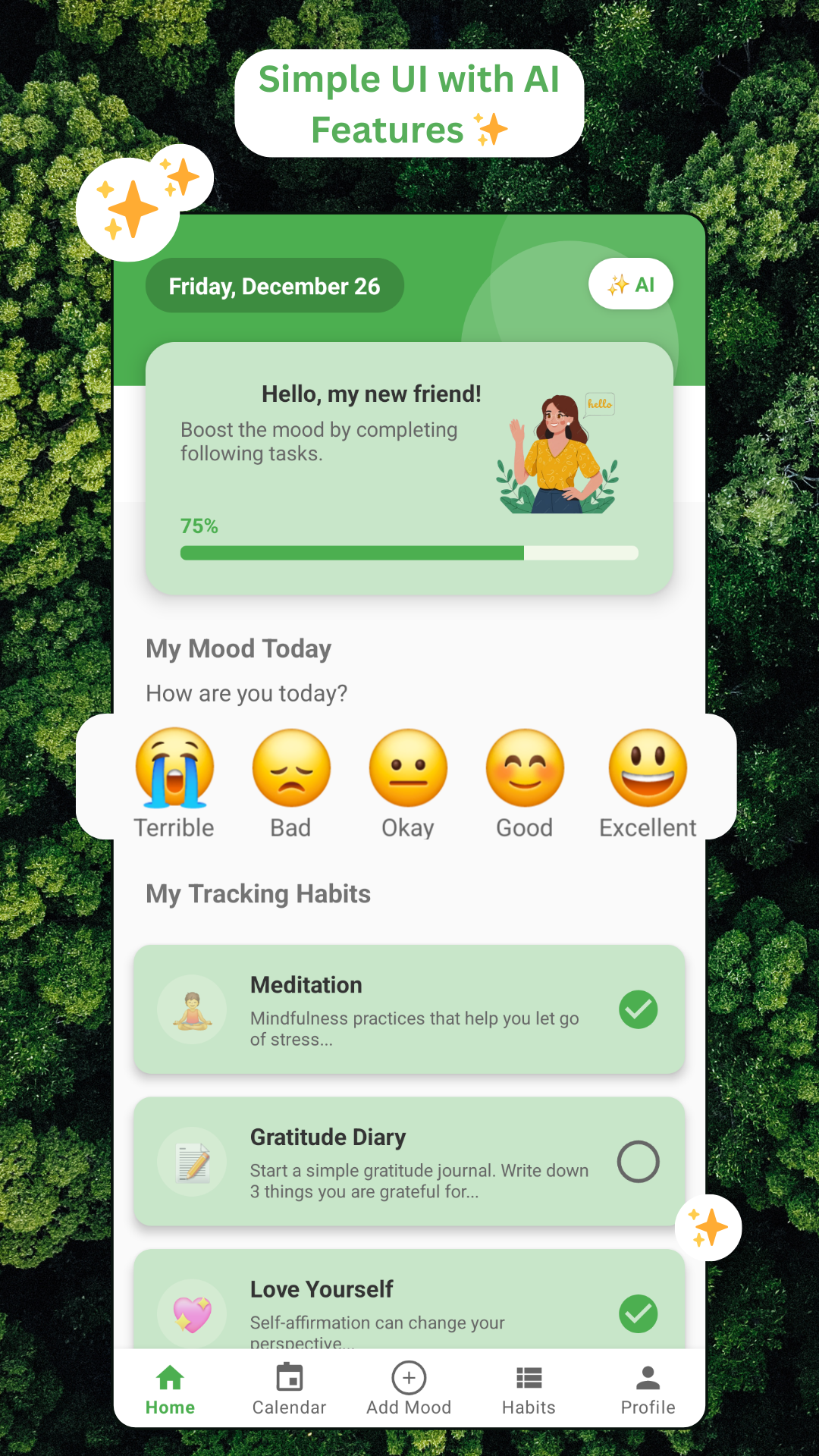 Viby AI Habit & Mood Tracker  gallery image