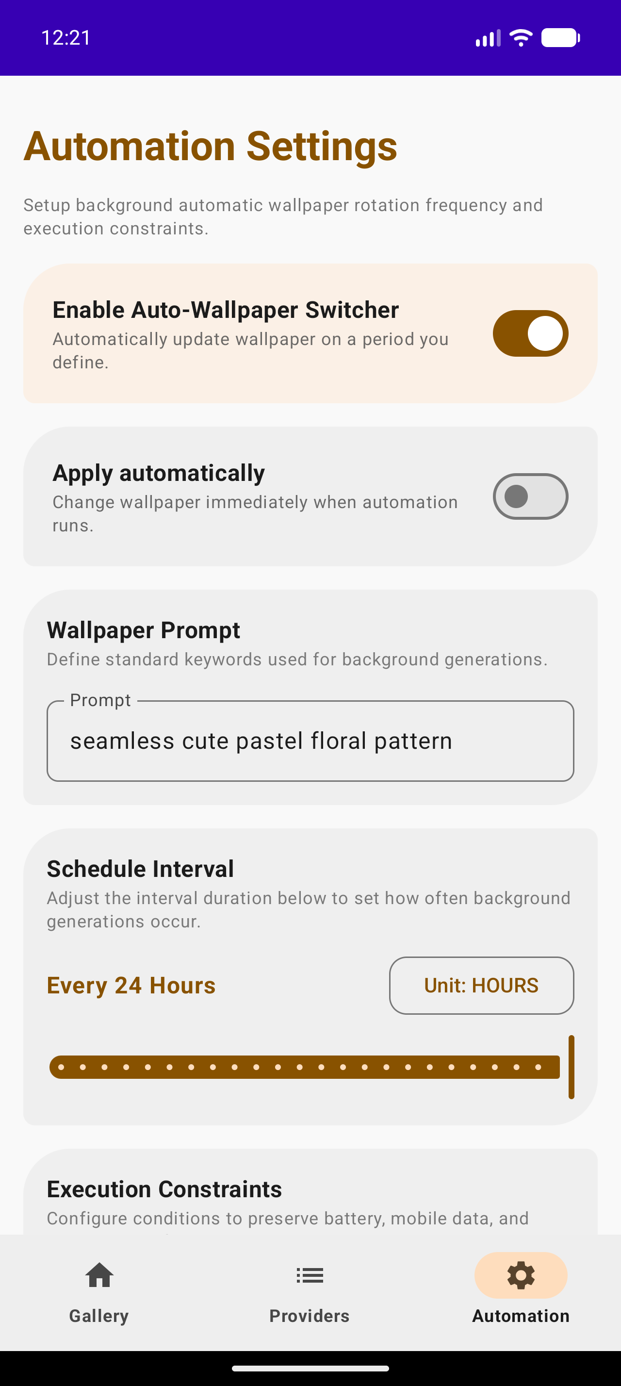 GalleryWall: AI Auto Wallpaper gallery image