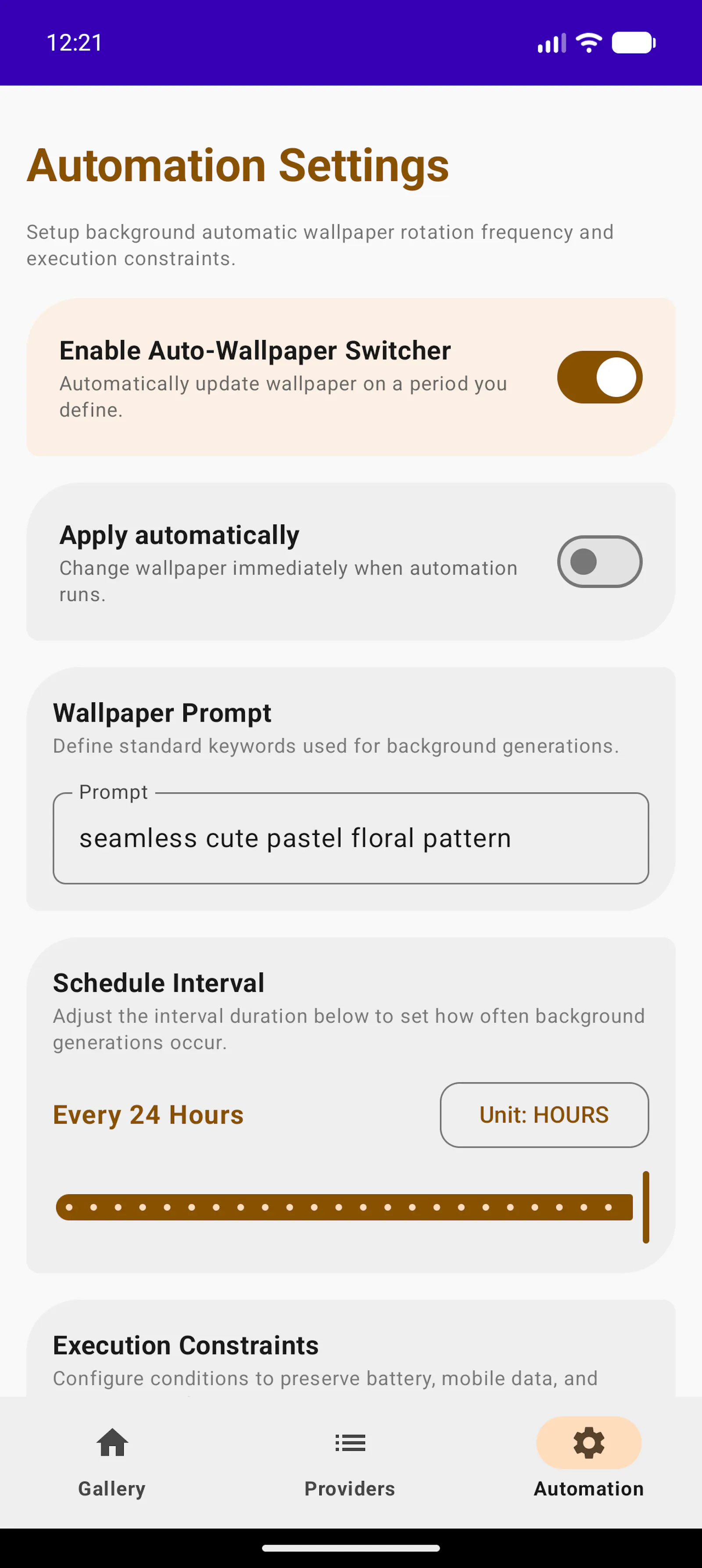 GalleryWall: AI Auto Wallpaper screenshot 3