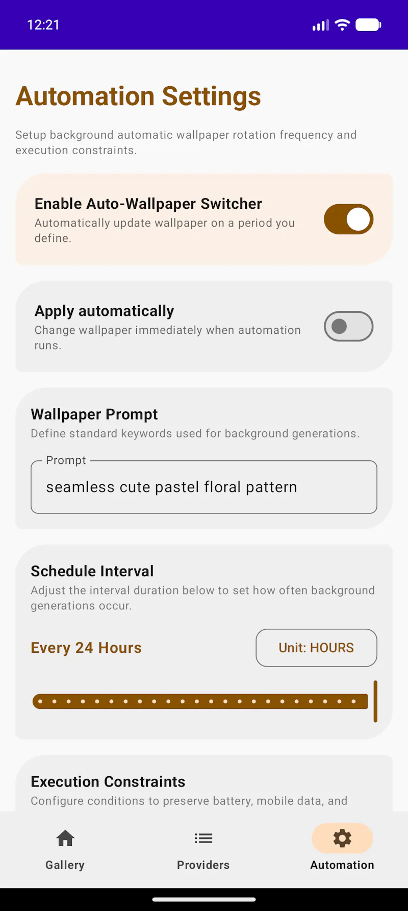 GalleryWall: AI Auto Wallpaper screenshot 3