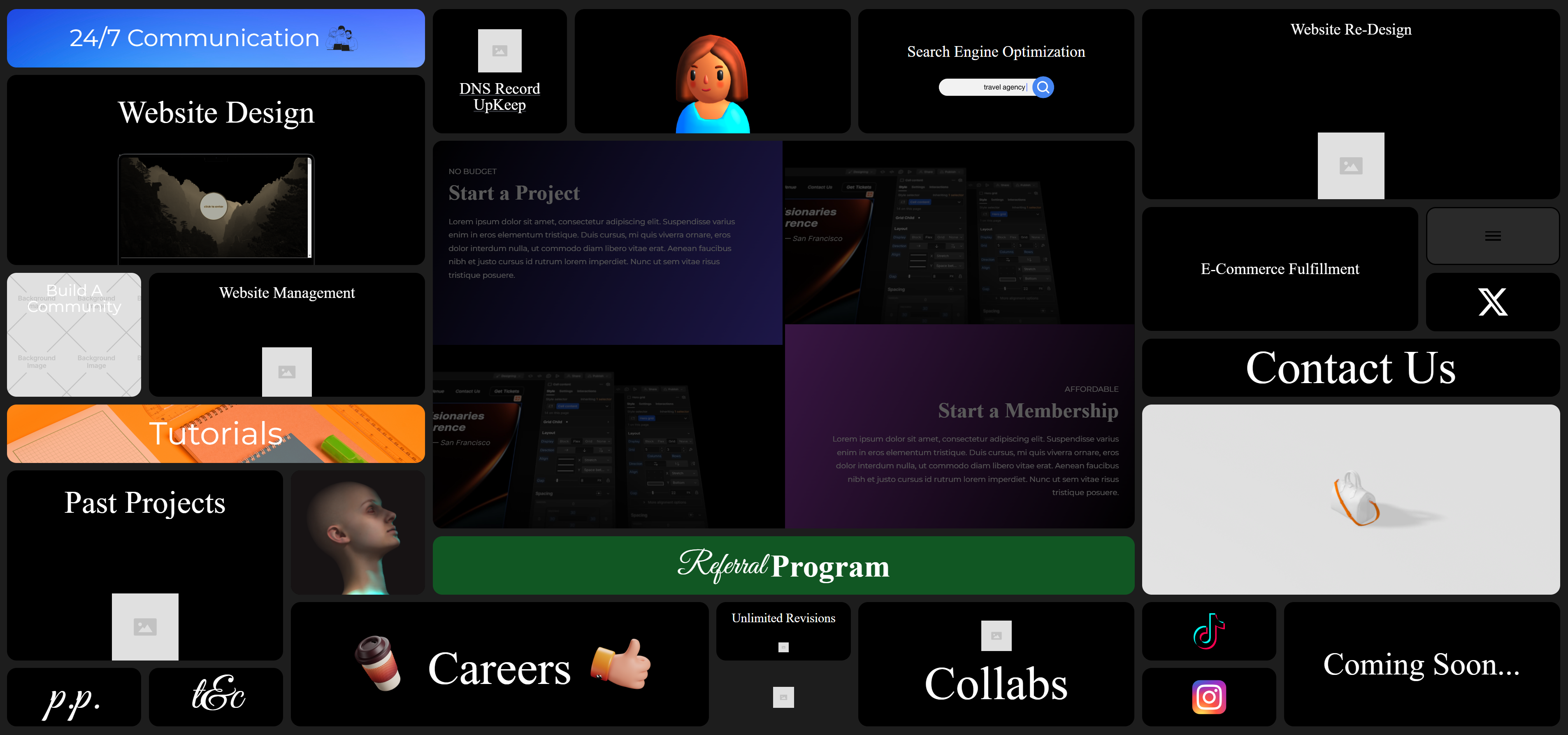 Web -rend - Aylık abonelikte 3D/etkileşimli web sitesi tasarımı. medya 2