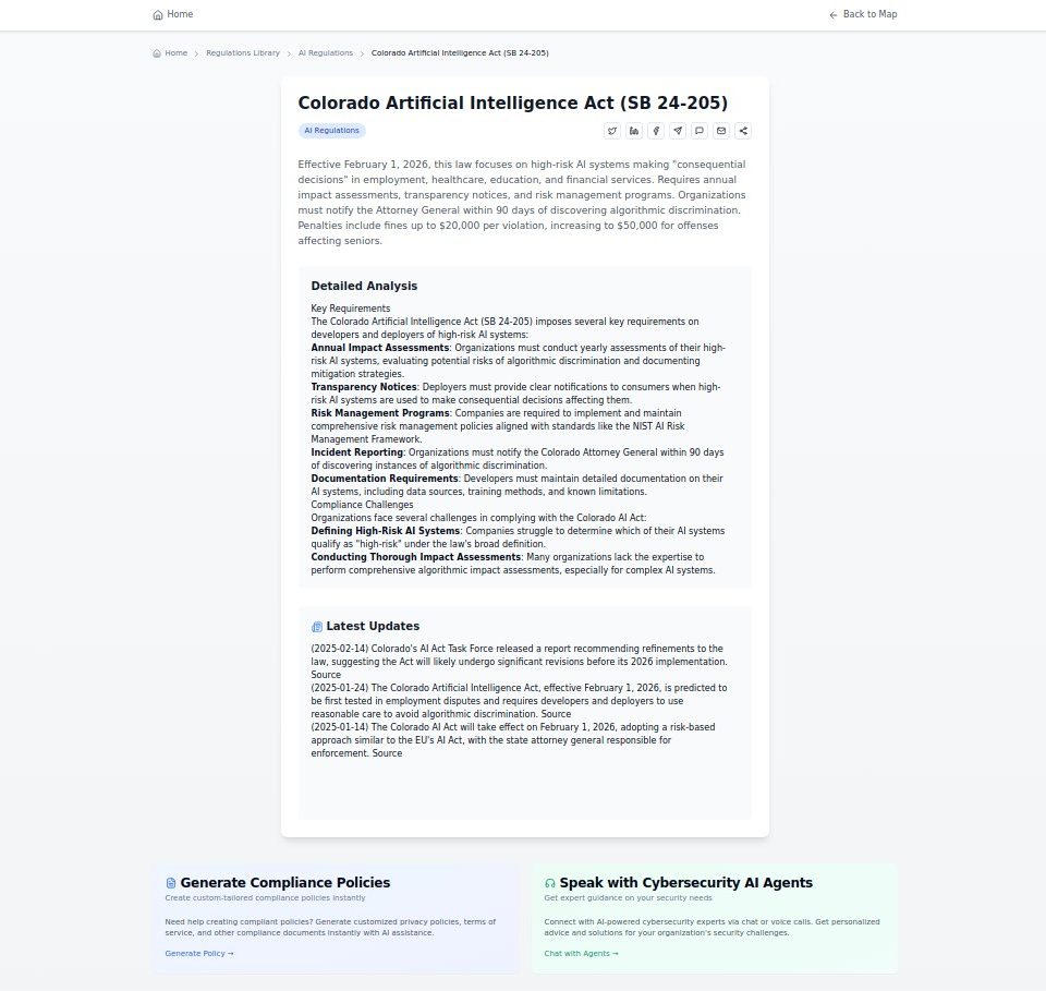 Global Compliance Map – AI Compliance gallery image