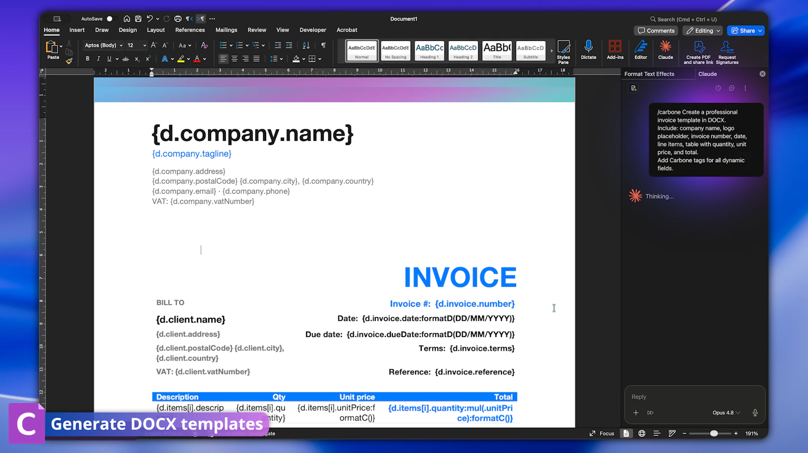 Carbone Skill for AI screenshot 3