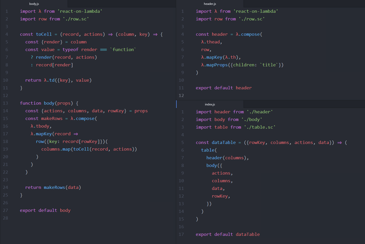 React on λambda gallery image