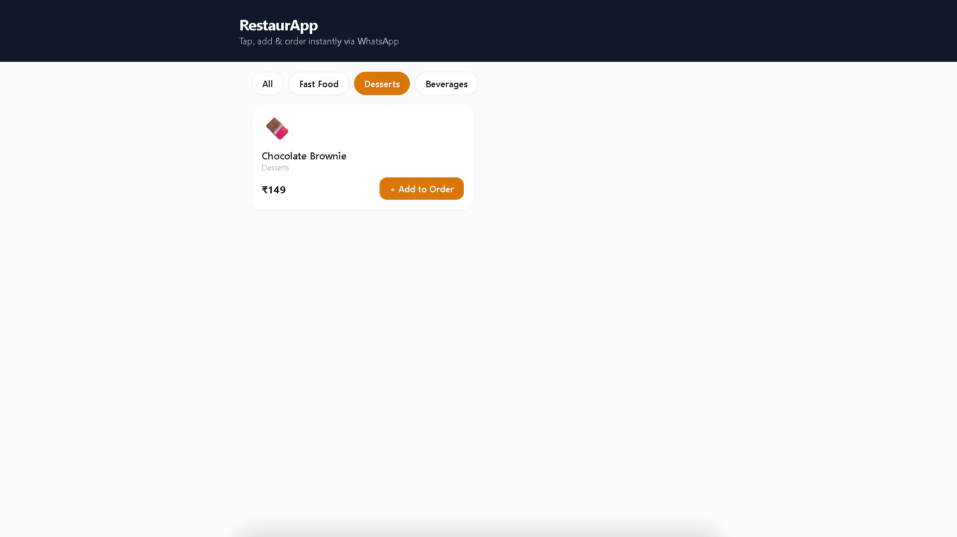 WhatsApp Menu - Restaurant Menu Template gallery image