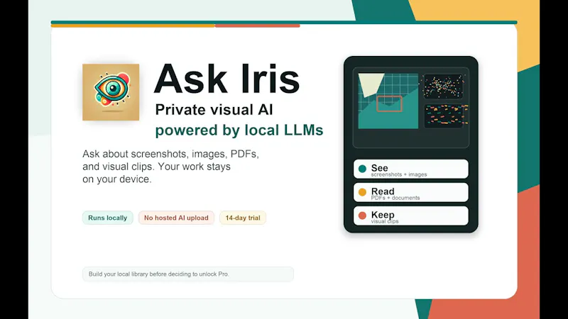 Ask Iris screenshot 1 (video preview)