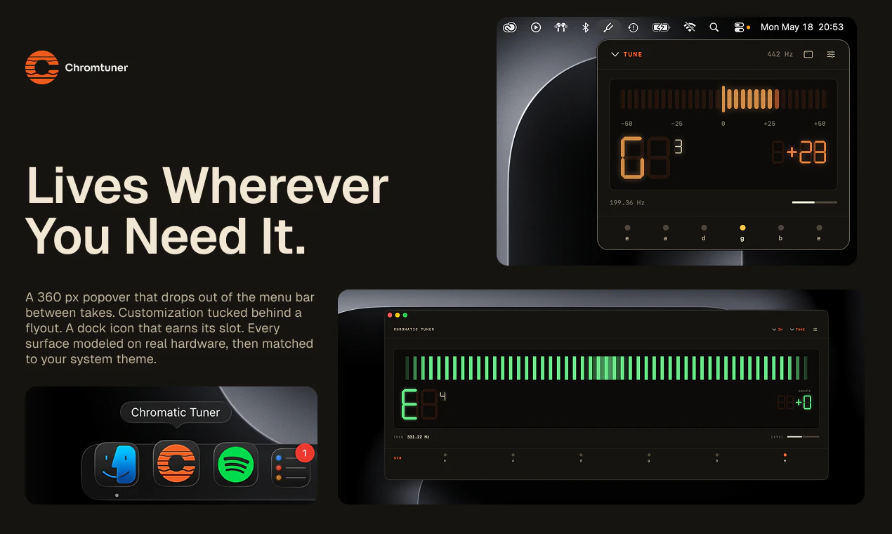 Chromtuner  screenshot 2