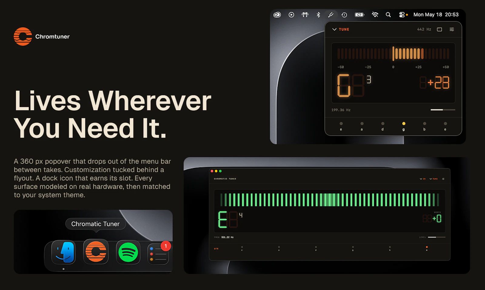 Chromtuner  screenshot 2