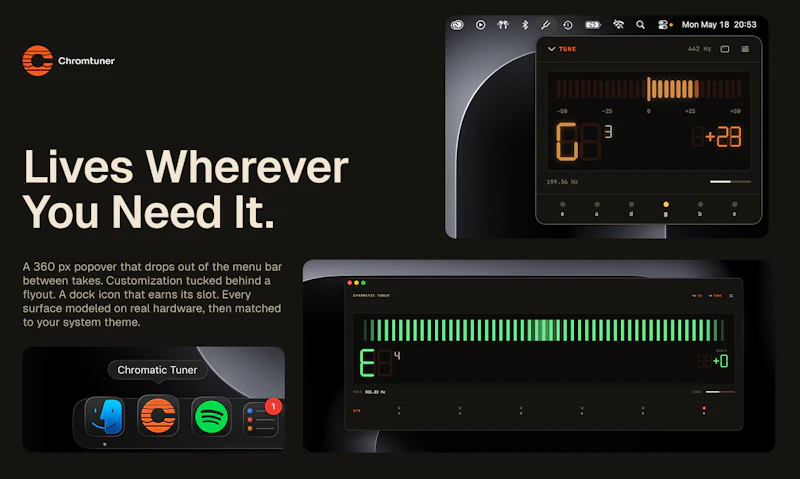 Chromtuner  screenshot 2