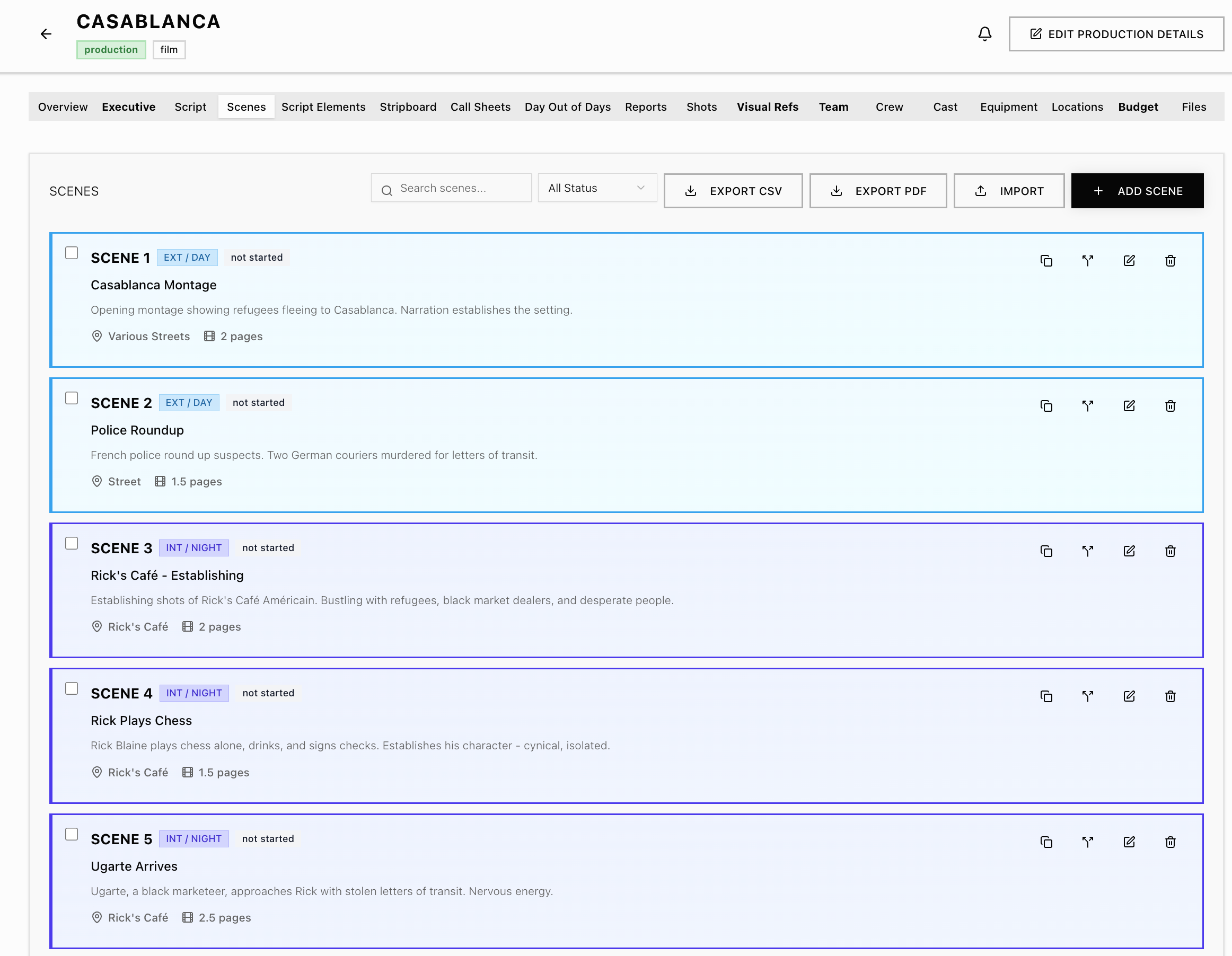 Production Standard - Screenshot 4 showing product features and functionality