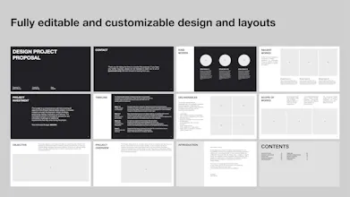 DESIGN PROJECT PROPOSAL TEMPLATE gallery image