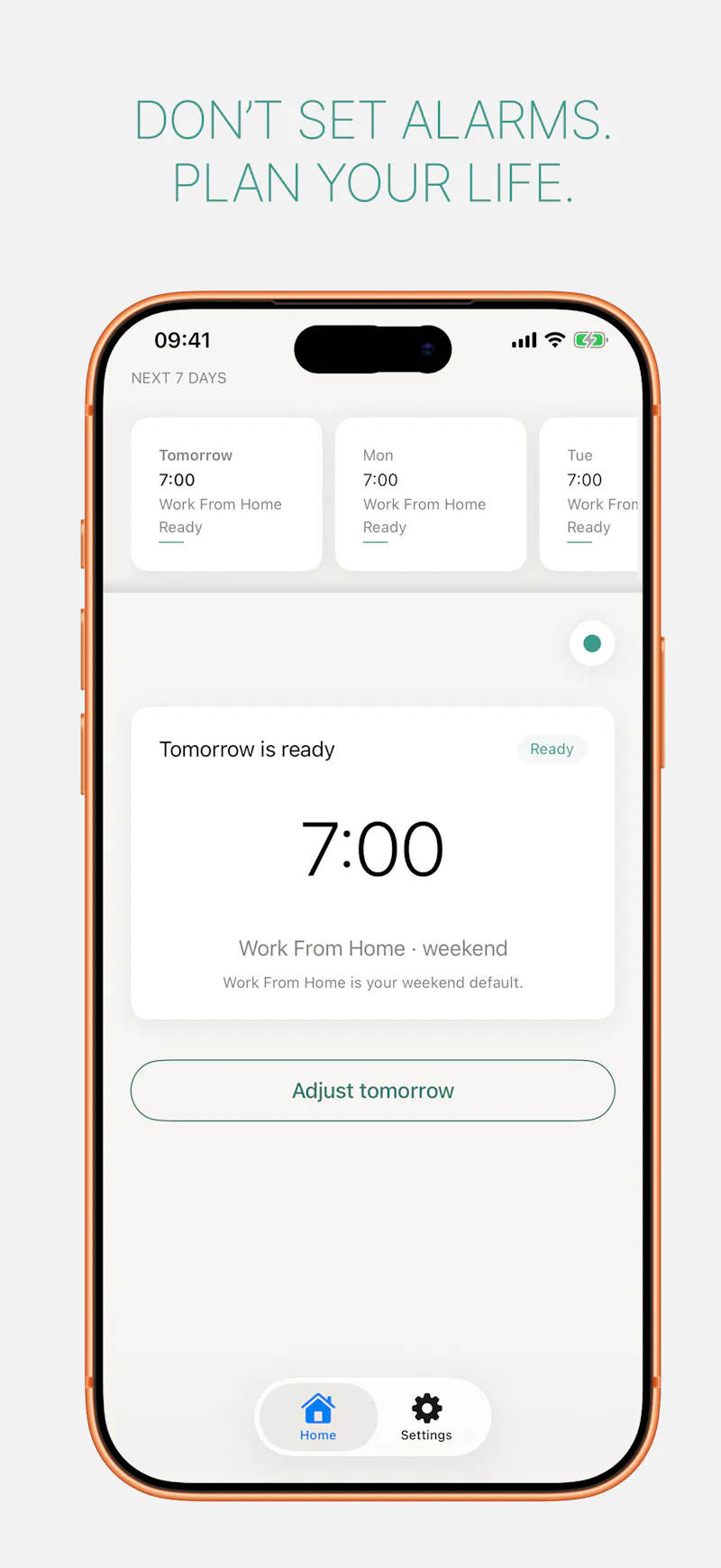 WakePlan screenshot 1