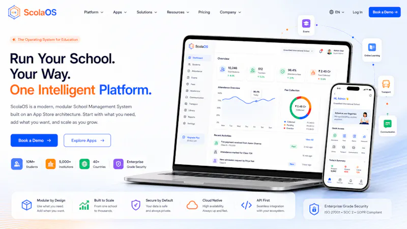 ScolaOS screenshot 1