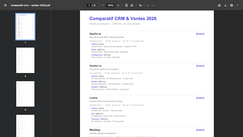 SaasComparator screenshot 5