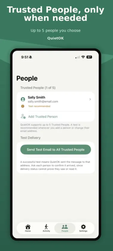 QuietOK — The automatic check gallery image