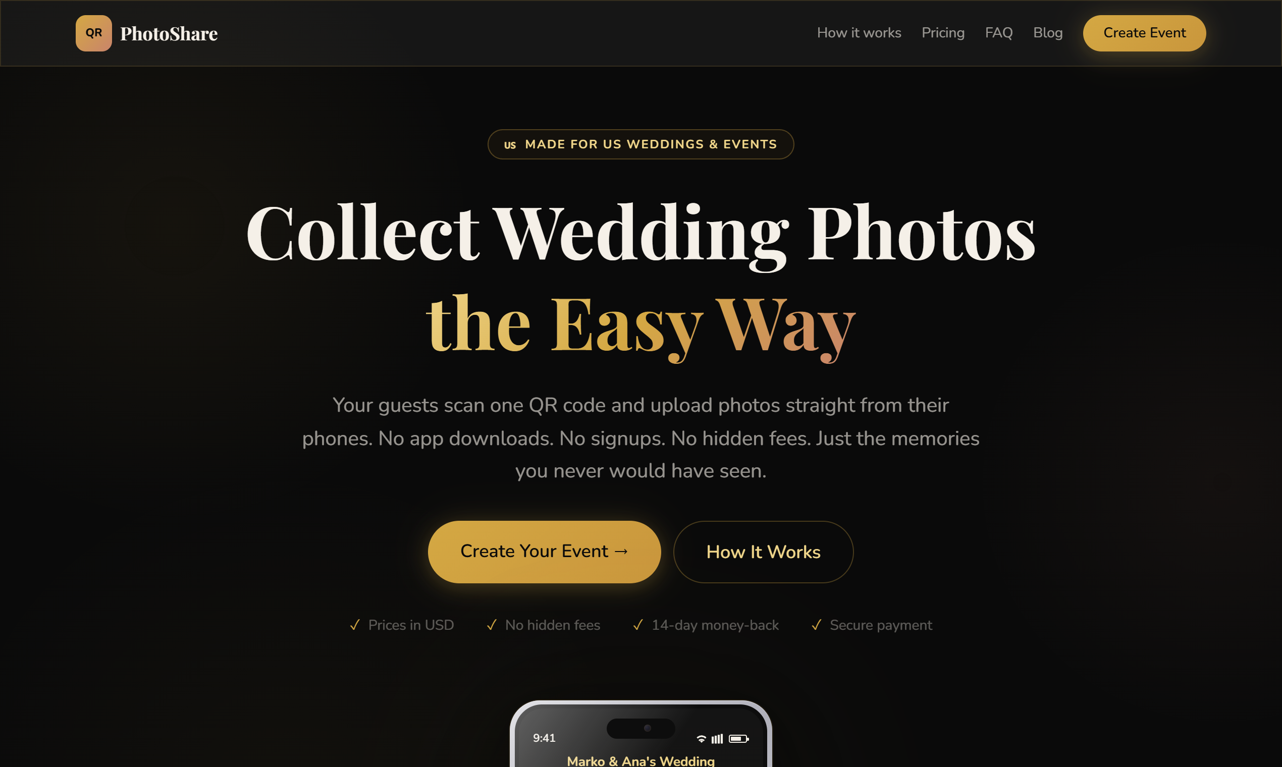 QR PhotoShare gallery image