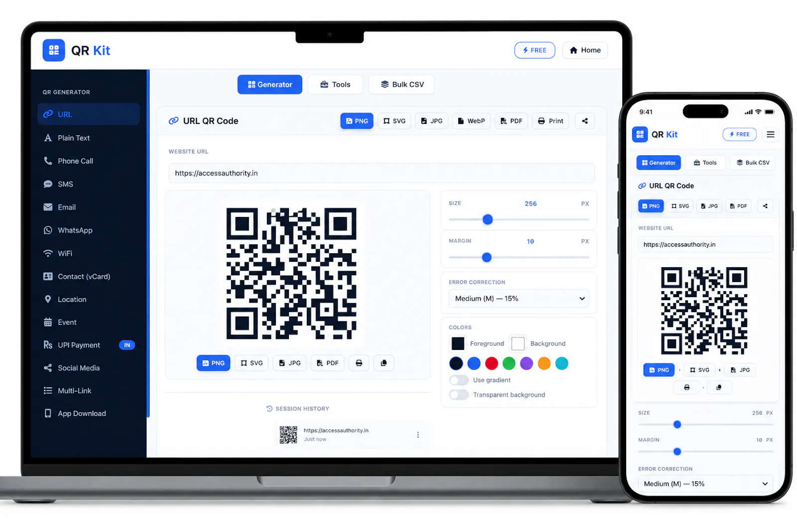 QRKit - QR Code Generator Toolkit screenshot 2