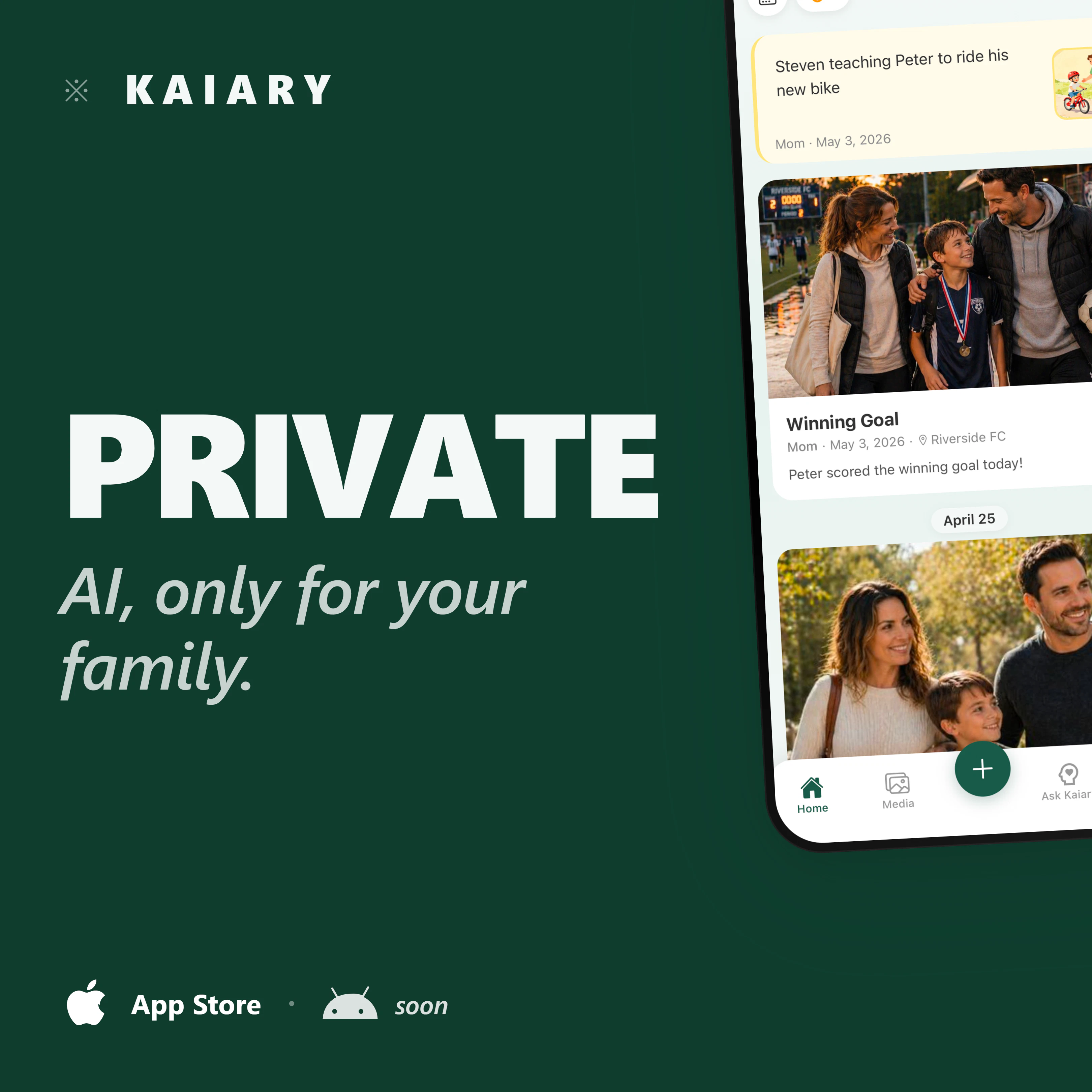 Kaiary — Private Family Memory Vault screenshot 3