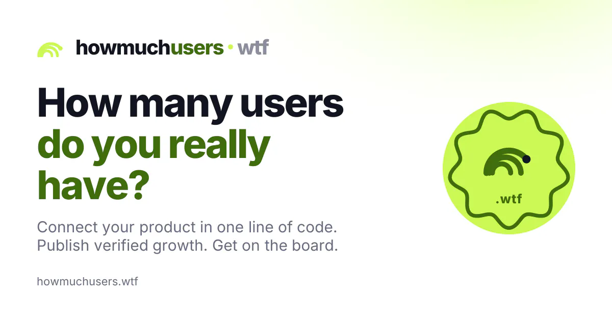HowMuchUsers gallery image