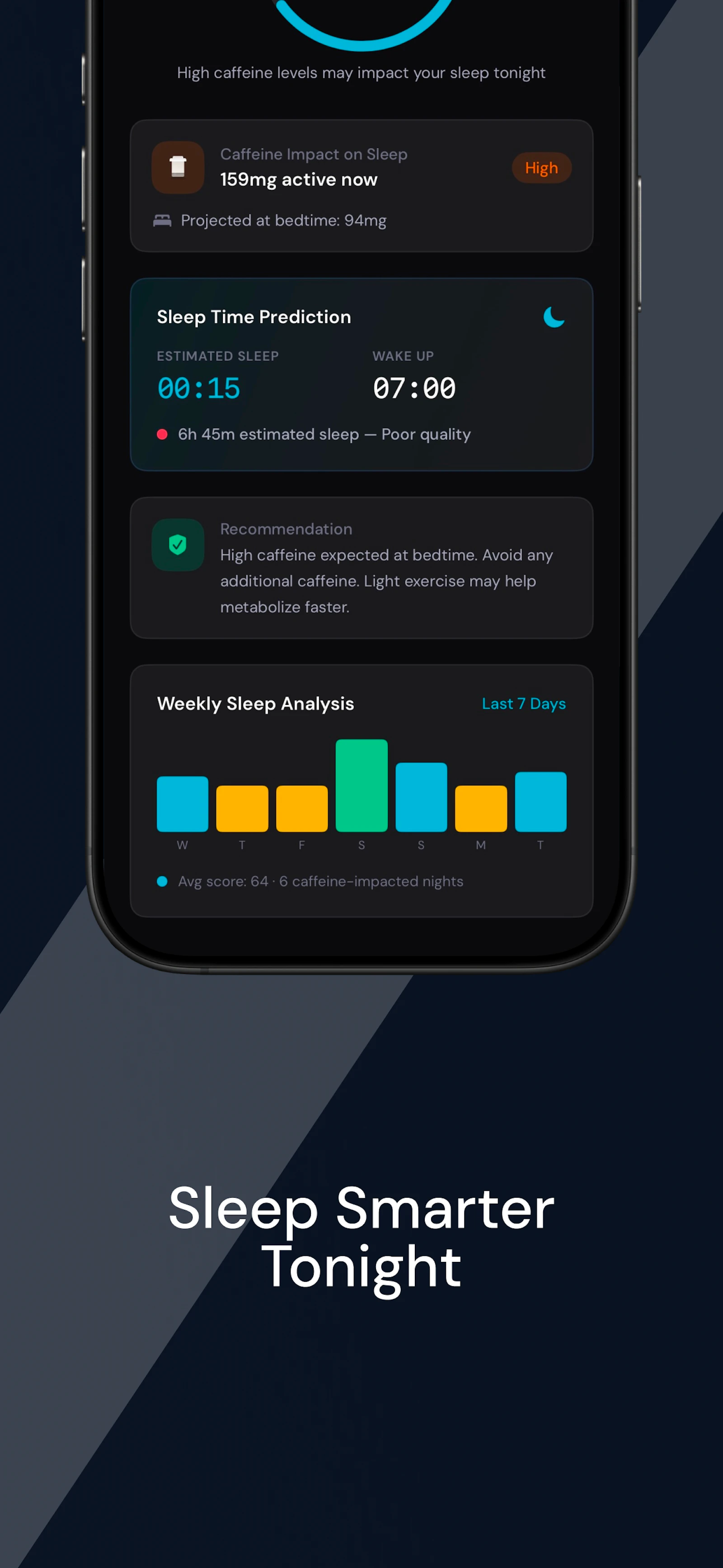 Caffy: Caffeine & Sleep screenshot 6