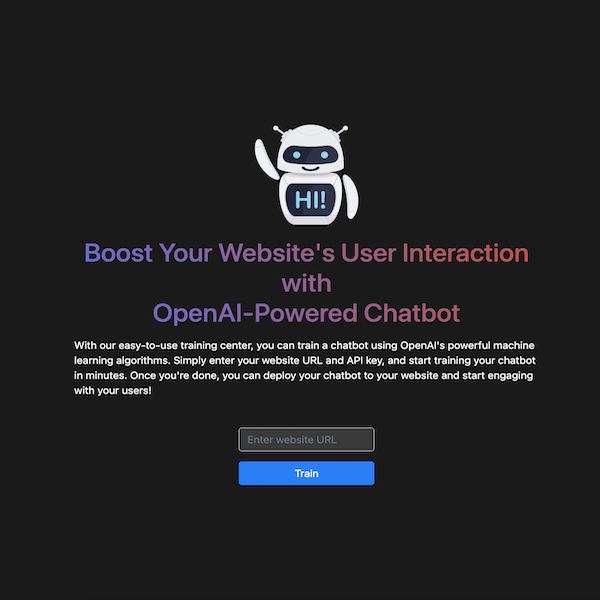 Mídia 2 de Centro de treinamento de chatbot de abertura