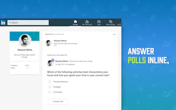 Polls for LinkedIn gallery image